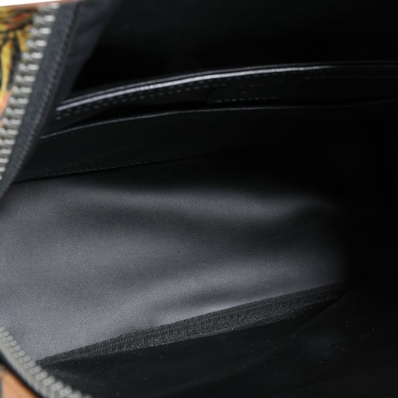 MCM Cognac Visetos & Rombi Lion Motif Small Stark Backpack - Picture 7 of 7